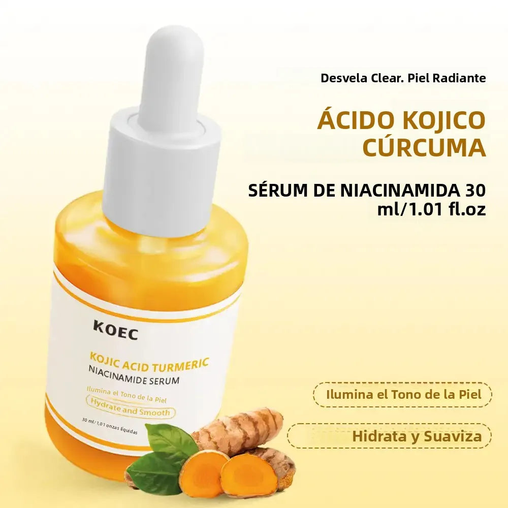 Sérum Corrector de Manchas con Ácido Kójico, Cúrcuma & Niacinamida (30 ml)