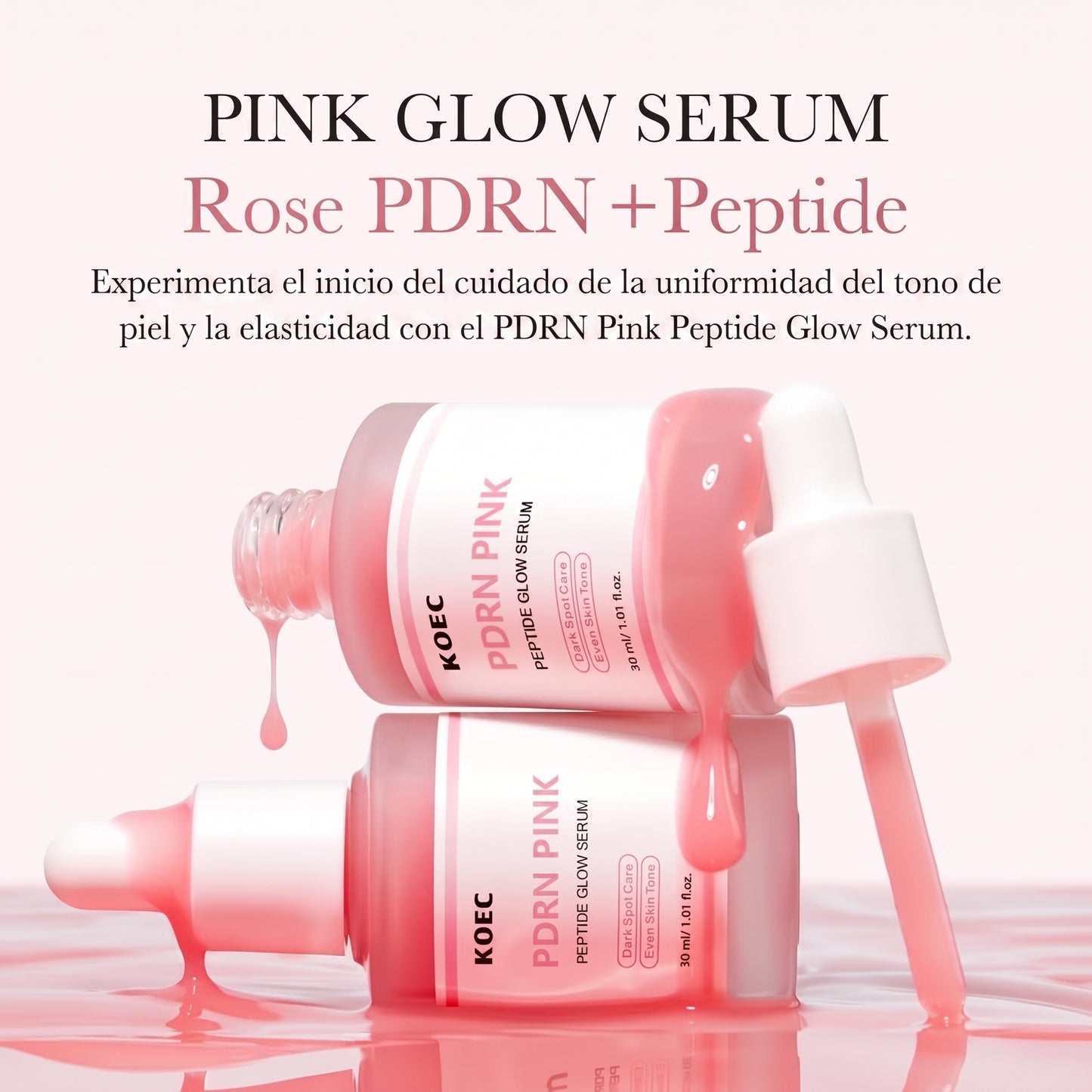 Sérum Facial Glow Salmon PDRN & Péptidos – Firmeza & Unificación de Tono (30 ml)